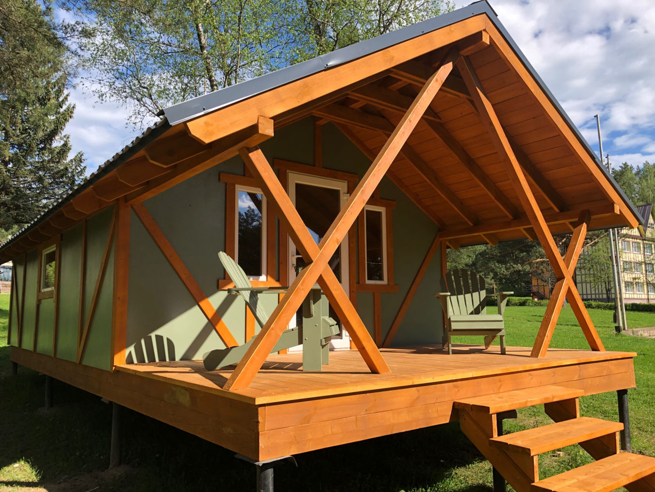 Сафари-домик для глэмпинга предназначена для максимально комфортного отдыха и проживания на природе.